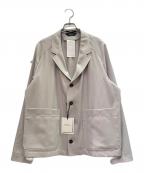ZEGNAゼニア）の古着「アンコン イージー テーラードジャケット」｜ライトグレー