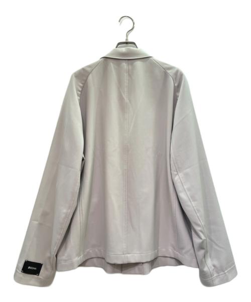 ZEGNA（ゼニア）ZEGNA (ゼニア) アンコン イージー テーラードジャケット ライトグレー サイズ:52ｃの古着・服飾アイテム