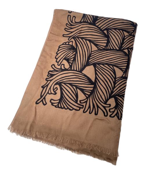 LOUIS VUITTON（ルイ ヴィトン）LOUIS VUITTON (ルイ ヴィトン) NEMETH (ネメス) ロープ柄 大判ストール ベージュの古着・服飾アイテム