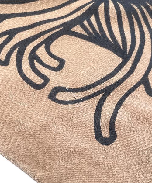 LOUIS VUITTON（ルイ ヴィトン）LOUIS VUITTON (ルイ ヴィトン) NEMETH (ネメス) ロープ柄 大判ストール ベージュの古着・服飾アイテム