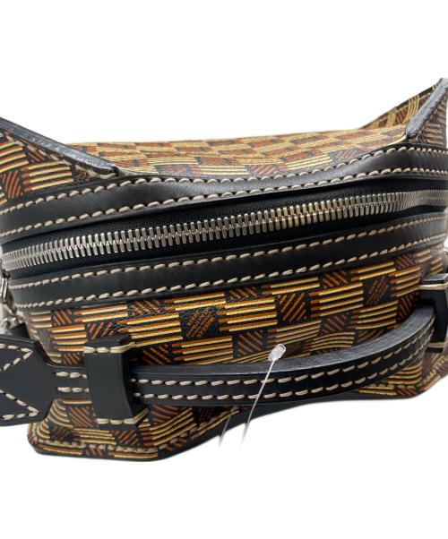 MOREAUPARIS（モロー・パリ）MOREAUPARIS (モロー・パリ) モノグラム 2WAY バックパック ブラウン×ブラックの古着・服飾アイテム