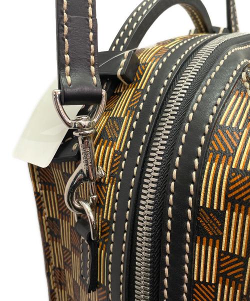 MOREAUPARIS（モロー・パリ）MOREAUPARIS (モロー・パリ) モノグラム 2WAY バックパック ブラウン×ブラックの古着・服飾アイテム