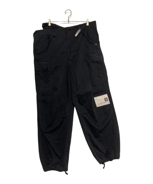 MIHARA YASUHIRO（ミハラヤスヒロ）MIHARA YASUHIRO (ミハラヤスヒロ) Huge Layered Cargo Pants ブラック サイズ:48の古着・服飾アイテム