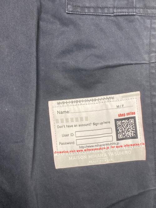MIHARA YASUHIRO（ミハラヤスヒロ）MIHARA YASUHIRO (ミハラヤスヒロ) Huge Layered Cargo Pants ブラック サイズ:48の古着・服飾アイテム