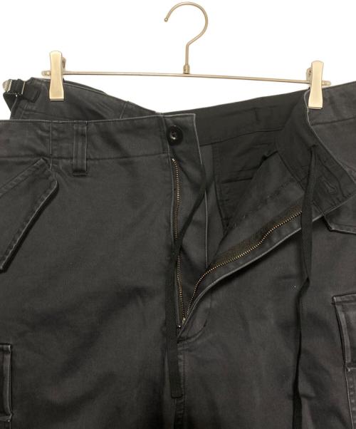 MIHARA YASUHIRO（ミハラヤスヒロ）MIHARA YASUHIRO (ミハラヤスヒロ) Huge Layered Cargo Pants ブラック サイズ:48の古着・服飾アイテム