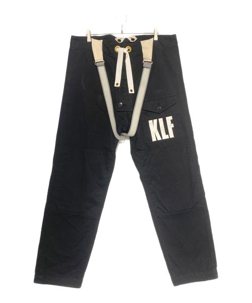 SAINT MICHAEL（セントマイケル）SAINT MICHAEL (セントマイケル) The KLF (ザ・ケイエルエフ) KLF SUSPENDERS PANTS ブック サイズ:XLの古着・服飾アイテム