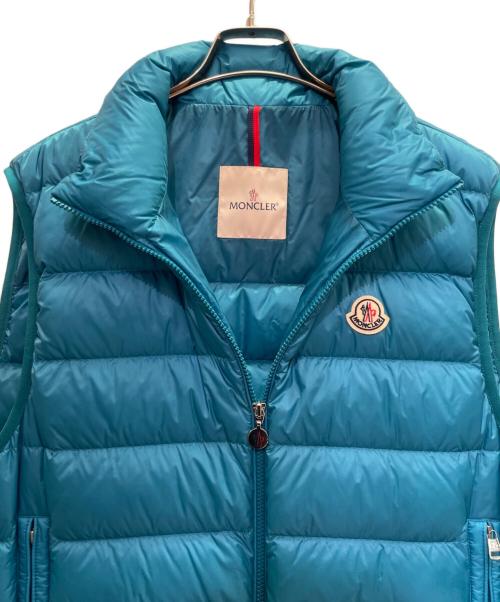 MONCLER（モンクレール）MONCLER (モンクレール) ダウンベスト/ROCOQUE ブルー サイズ:4の古着・服飾アイテム