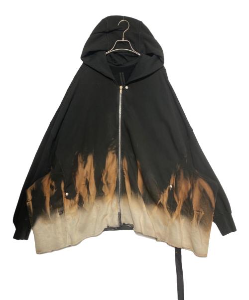 RICK OWENS DRKSHDW（リックオウエンス ダークシャドウ）RICK OWENS DRKSHDW (リックオウエンス ダークシャドウ) Jumbo Gimp パーカー ブラック サイズ:XSの古着・服飾アイテム