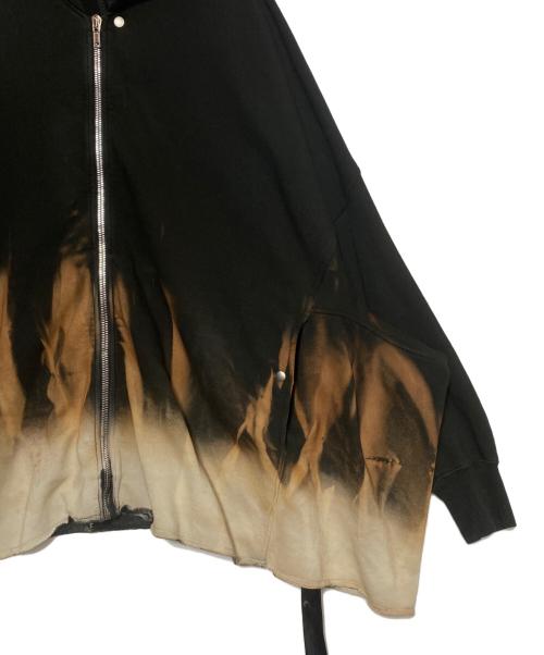 RICK OWENS DRKSHDW（リックオウエンス ダークシャドウ）RICK OWENS DRKSHDW (リックオウエンス ダークシャドウ) Jumbo Gimp パーカー ブラック サイズ:XSの古着・服飾アイテム