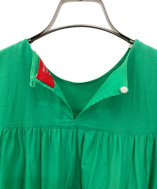 merlette（マーレット）merlette (マーレット) Ron Herman (ロンハーマン) シャーリングブラウス グリーン サイズ:XSの古着・服飾アイテム