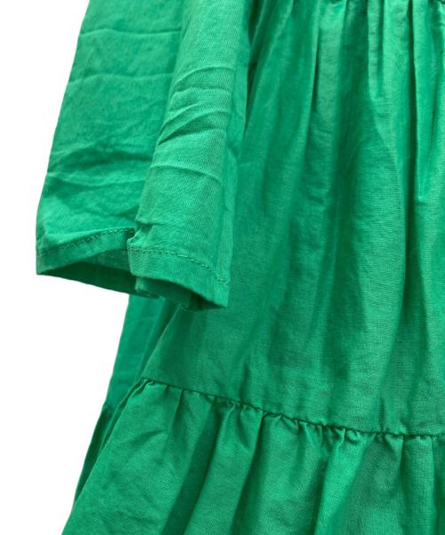 merlette（マーレット）merlette (マーレット) Ron Herman (ロンハーマン) シャーリングブラウス グリーン サイズ:XSの古着・服飾アイテム