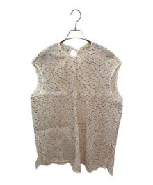 BLAMINK（ブラミンク）の古着「R S/C/P LAME JQD NSL」｜ベージュ