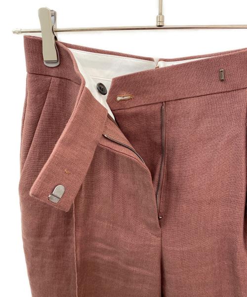 ebure（エブール）ebure (エブール) Ron Herman (ロンハーマン) リネンパンツ ブラウン サイズ:36の古着・服飾アイテム