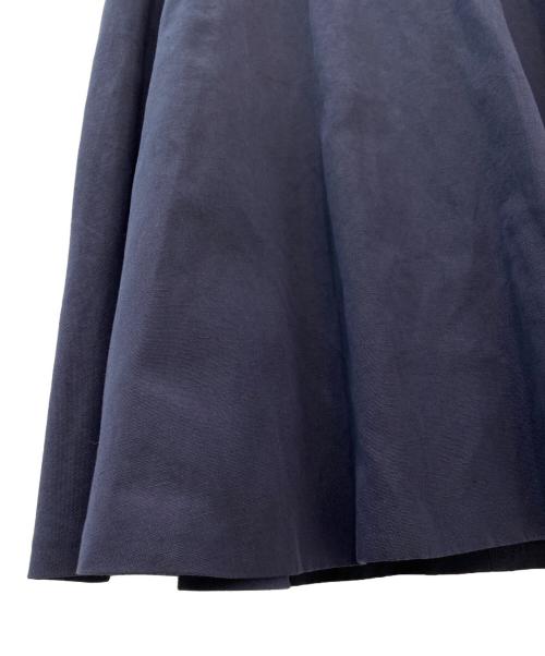 ebure（エブール）ebure (エブール) フレアロングスカート インディゴ サイズ:34の古着・服飾アイテム