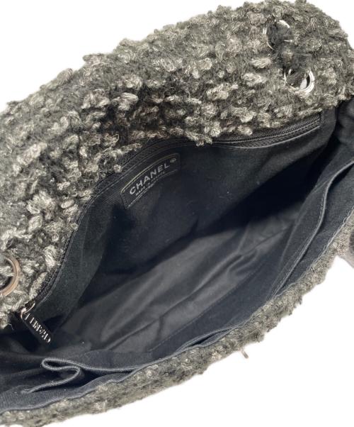 CHANEL（シャネル）CHANEL (シャネル) ココマーク ツイード ショルダーバッグ ブラック サイズ:30の古着・服飾アイテム