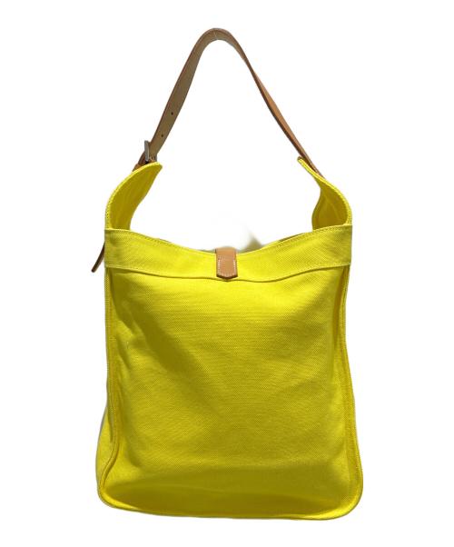 HERMES（エルメス）HERMES (エルメス) マルワリPM キャンバス ショルダーバッグ イエロー サイズ:PMの古着・服飾アイテム