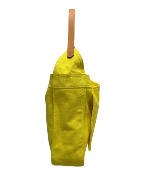 HERMES（エルメス）HERMES (エルメス) マルワリPM キャンバス ショルダーバッグ イエロー サイズ:PMの古着・服飾アイテム