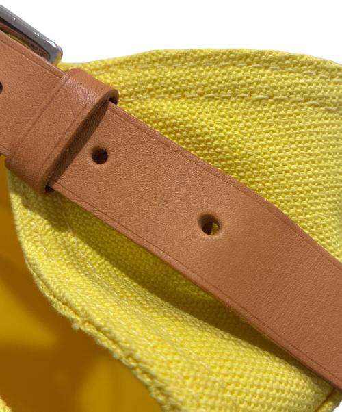 HERMES（エルメス）HERMES (エルメス) マルワリPM キャンバス ショルダーバッグ イエロー サイズ:PMの古着・服飾アイテム