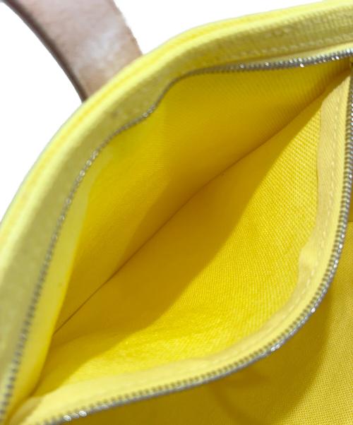 HERMES（エルメス）HERMES (エルメス) マルワリPM キャンバス ショルダーバッグ イエロー サイズ:PMの古着・服飾アイテム