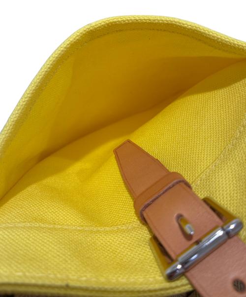 HERMES（エルメス）HERMES (エルメス) マルワリPM キャンバス ショルダーバッグ イエロー サイズ:PMの古着・服飾アイテム