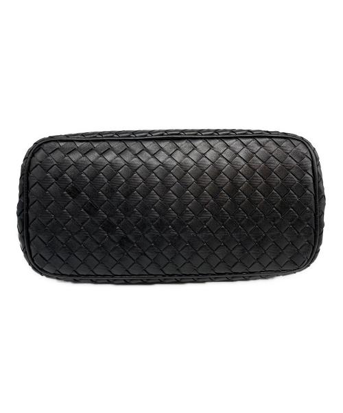 BOTTEGA VENETA（ボッテガベネタ）BOTTEGA VENETA (ボッテガベネタ) イントレチャート ハンドバッグ ブラックの古着・服飾アイテム