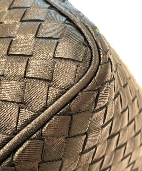 BOTTEGA VENETA（ボッテガベネタ）BOTTEGA VENETA (ボッテガベネタ) イントレチャート ハンドバッグ ブラックの古着・服飾アイテム