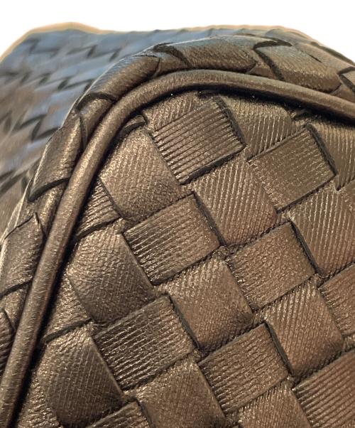 BOTTEGA VENETA（ボッテガベネタ）BOTTEGA VENETA (ボッテガベネタ) イントレチャート ハンドバッグ ブラックの古着・服飾アイテム