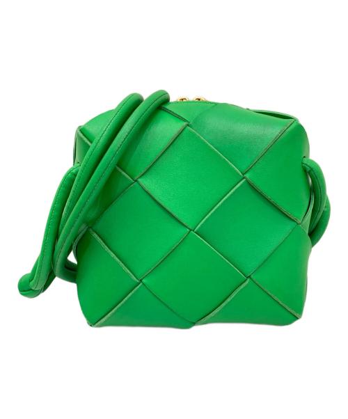 BOTTEGA VENETA（ボッテガベネタ）BOTTEGA VENETA (ボッテガベネタ) ミニカセットカメラバッグ グリーンの古着・服飾アイテム