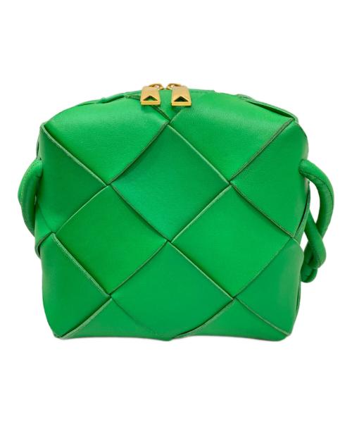 BOTTEGA VENETA（ボッテガベネタ）BOTTEGA VENETA (ボッテガベネタ) ミニカセットカメラバッグ グリーンの古着・服飾アイテム