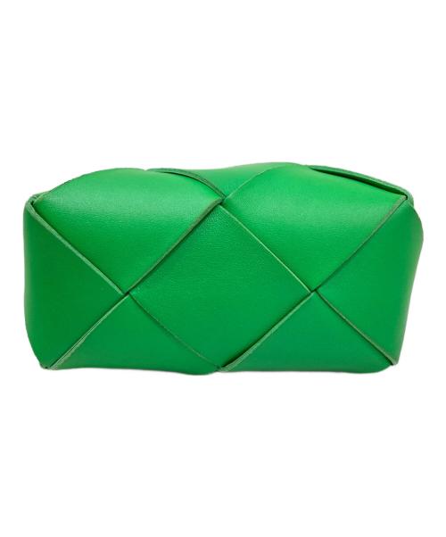 BOTTEGA VENETA（ボッテガベネタ）BOTTEGA VENETA (ボッテガベネタ) ミニカセットカメラバッグ グリーンの古着・服飾アイテム