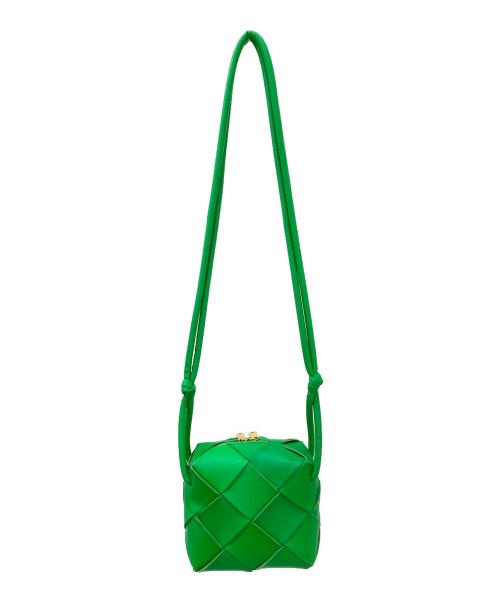 BOTTEGA VENETA（ボッテガベネタ）BOTTEGA VENETA (ボッテガベネタ) ミニカセットカメラバッグ グリーンの古着・服飾アイテム