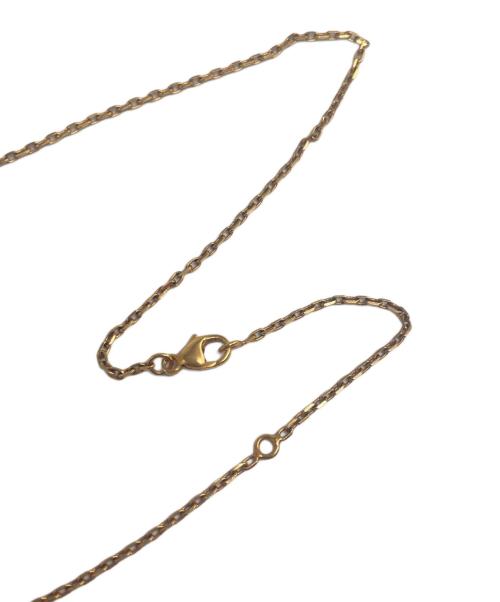 HERMES（エルメス）HERMES (エルメス) オー・マイヨンネックレス シェーヌダンクル ピンク×ゴールドの古着・服飾アイテム