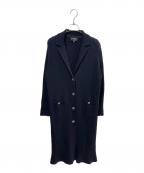 CHANELシャネル）の古着「ツイストココボタン ロングカーディガン」｜ネイビー