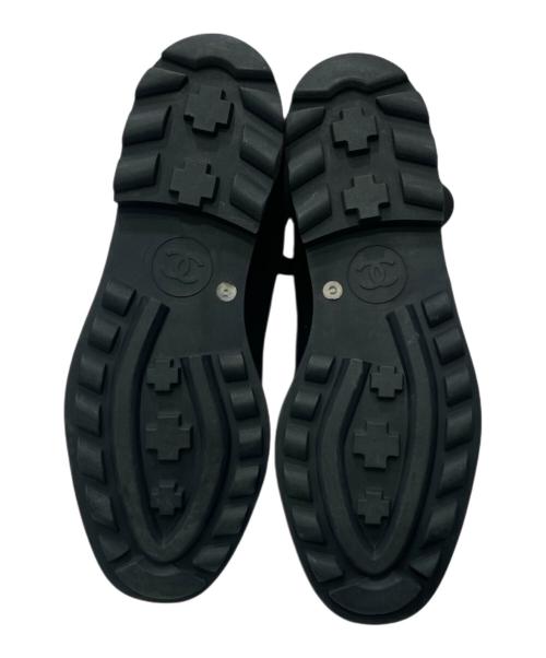 CHANEL（シャネル）CHANEL (シャネル) ココマークスウェードブーツ ブラック サイズ:36の古着・服飾アイテム