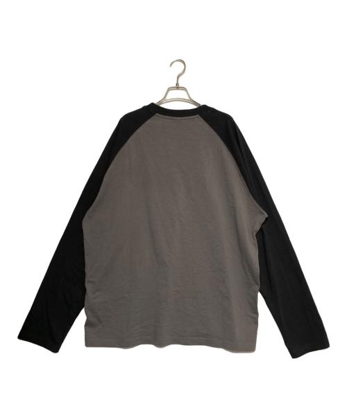 PALACE（パレス）PALACE (パレス) Rear View Raglan Longsleeve グレー サイズ:XXLの古着・服飾アイテム