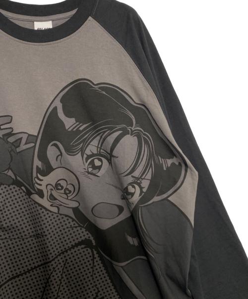 PALACE（パレス）PALACE (パレス) Rear View Raglan Longsleeve グレー サイズ:XXLの古着・服飾アイテム