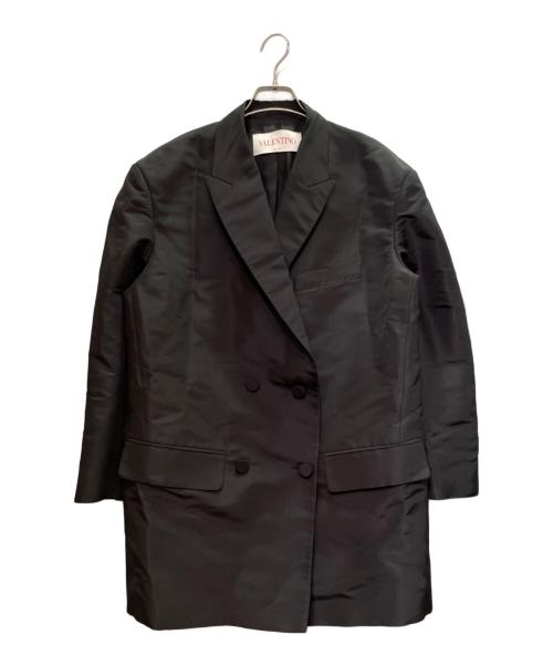 VALENTINO（ヴァレンティノ）VALENTINO (ヴァレンティノ) ダブルブレスト ジャケット ブラック サイズ:36の古着・服飾アイテム