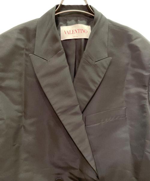 VALENTINO（ヴァレンティノ）VALENTINO (ヴァレンティノ) ダブルブレスト ジャケット ブラック サイズ:36の古着・服飾アイテム