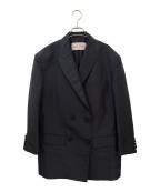VALENTINOヴァレンティノ）の古着「ブレストジャケット」｜ブラック