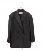 VALENTINOヴァレンティノ）の古着「ブレストジャケット」｜ブラック