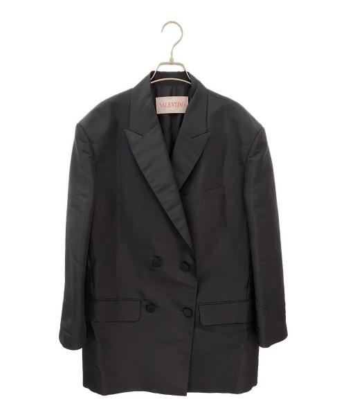 VALENTINO（ヴァレンティノ）VALENTINO (ヴァレンティノ) ブレストジャケット ブラック サイズ:36の古着・服飾アイテム