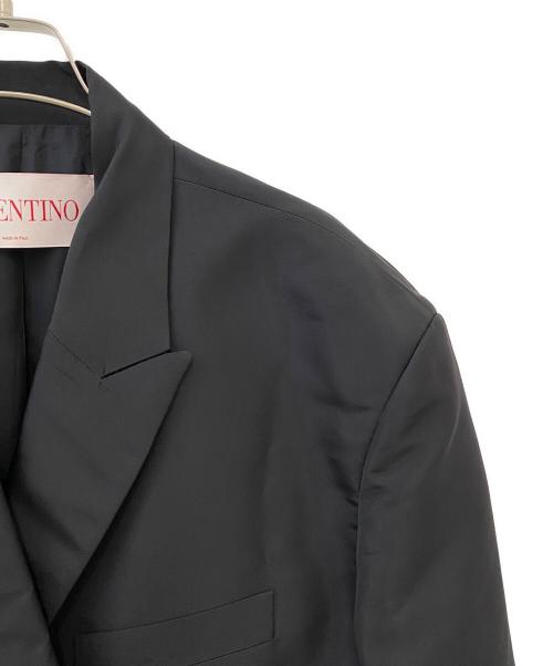 VALENTINO（ヴァレンティノ）VALENTINO (ヴァレンティノ) ブレストジャケット ブラック サイズ:36の古着・服飾アイテム