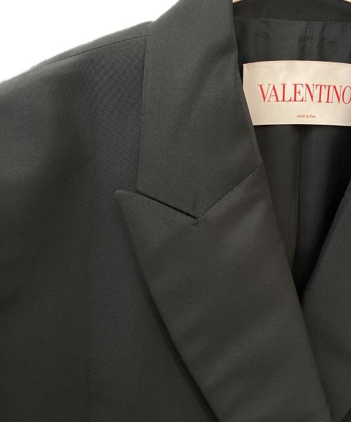 VALENTINO（ヴァレンティノ）VALENTINO (ヴァレンティノ) ブレストジャケット ブラック サイズ:36の古着・服飾アイテム