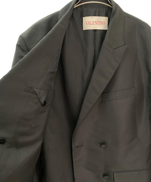 VALENTINO（ヴァレンティノ）VALENTINO (ヴァレンティノ) ブレストジャケット ブラック サイズ:36の古着・服飾アイテム