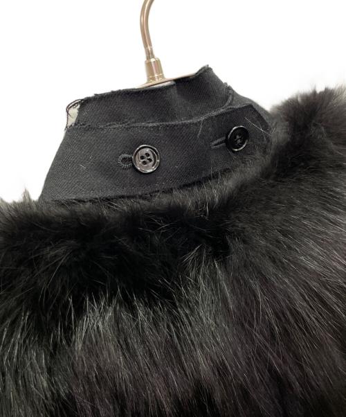 DOLCE & GABBANA（ドルチェ＆ガッバーナ）DOLCE & GABBANA (ドルチェ＆ガッバーナ) ファー付ジレベスト ブラック サイズ:40の古着・服飾アイテム