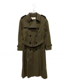 CELINE（セリーヌ）の古着「ダブルブレストトレンチコート」｜カーキ