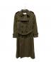 CELINE（セリーヌ）の古着「ダブルブレストトレンチコート」｜カーキ