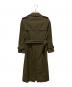 CELINE (セリーヌ) ダブルブレストトレンチコート カーキ サイズ:34：100000円