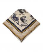 HERMESエルメス）の古着「三角ストール/トライアングルジェアン」｜ベージュ