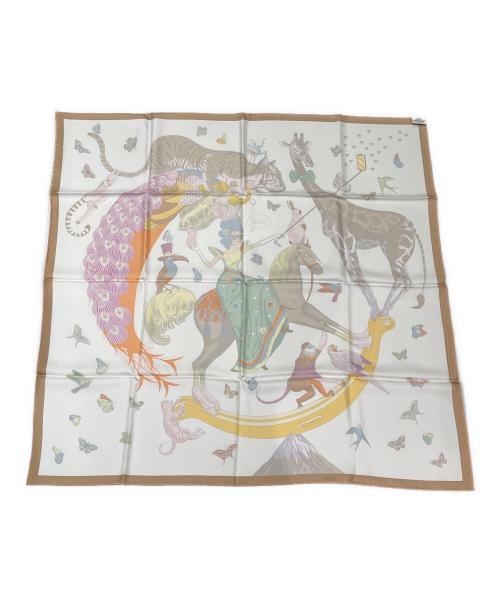 HERMES（エルメス）HERMES (エルメス) カレ 90/HERMES STORY エルメス ストーリー ベージュ サイズ:90の古着・服飾アイテム